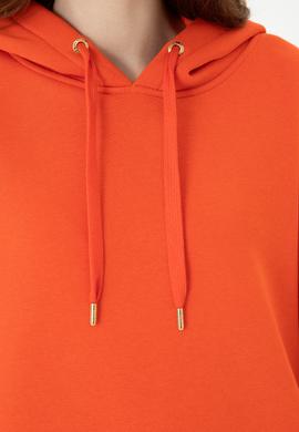Kadın Turuncu Sweatshirt - 50273081060