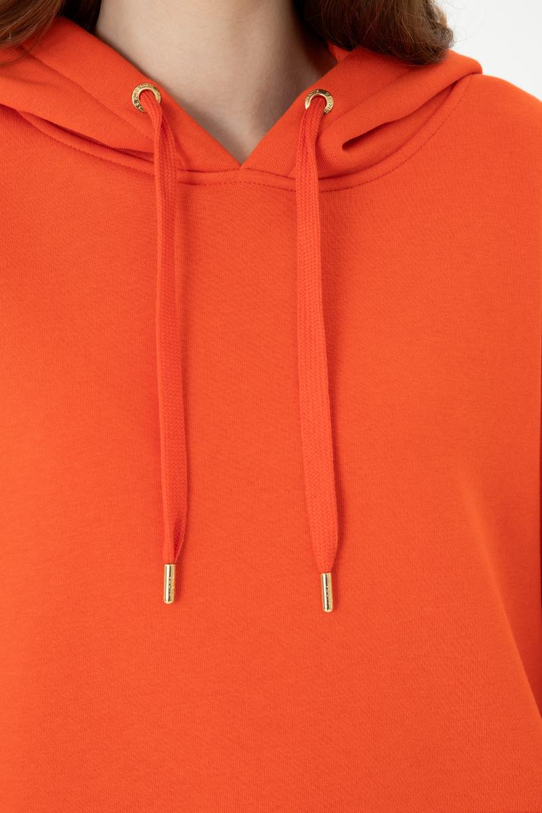 Kadın Turuncu Sweatshirt - 50273081060