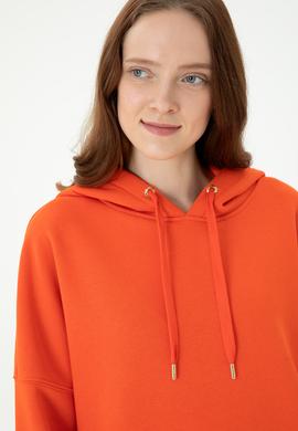 Kadın Turuncu Sweatshirt - 50273081060