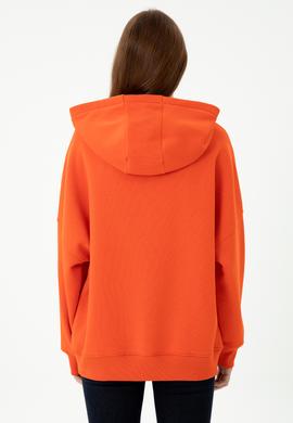 Kadın Turuncu Sweatshirt - 50273081060