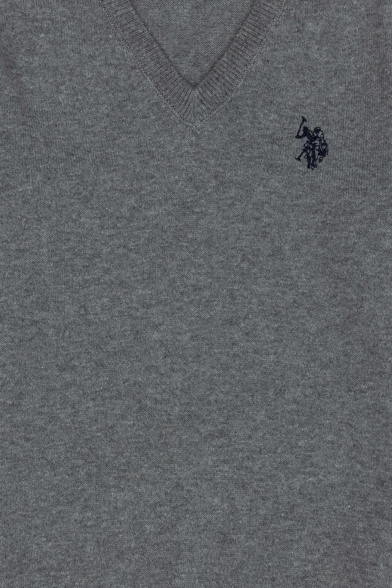 Erkek Çocuk Gri Melanj Basic Kazak - 50275849042