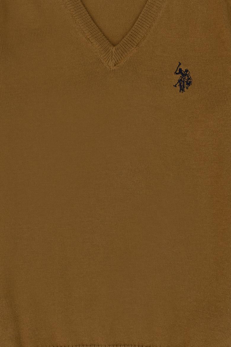 Erkek Çocuk Açık Haki Basic Kazak - 50275849117