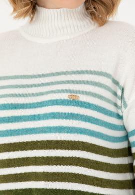 Kadın Kum Balıkçı Yaka Kazak - 50269502001