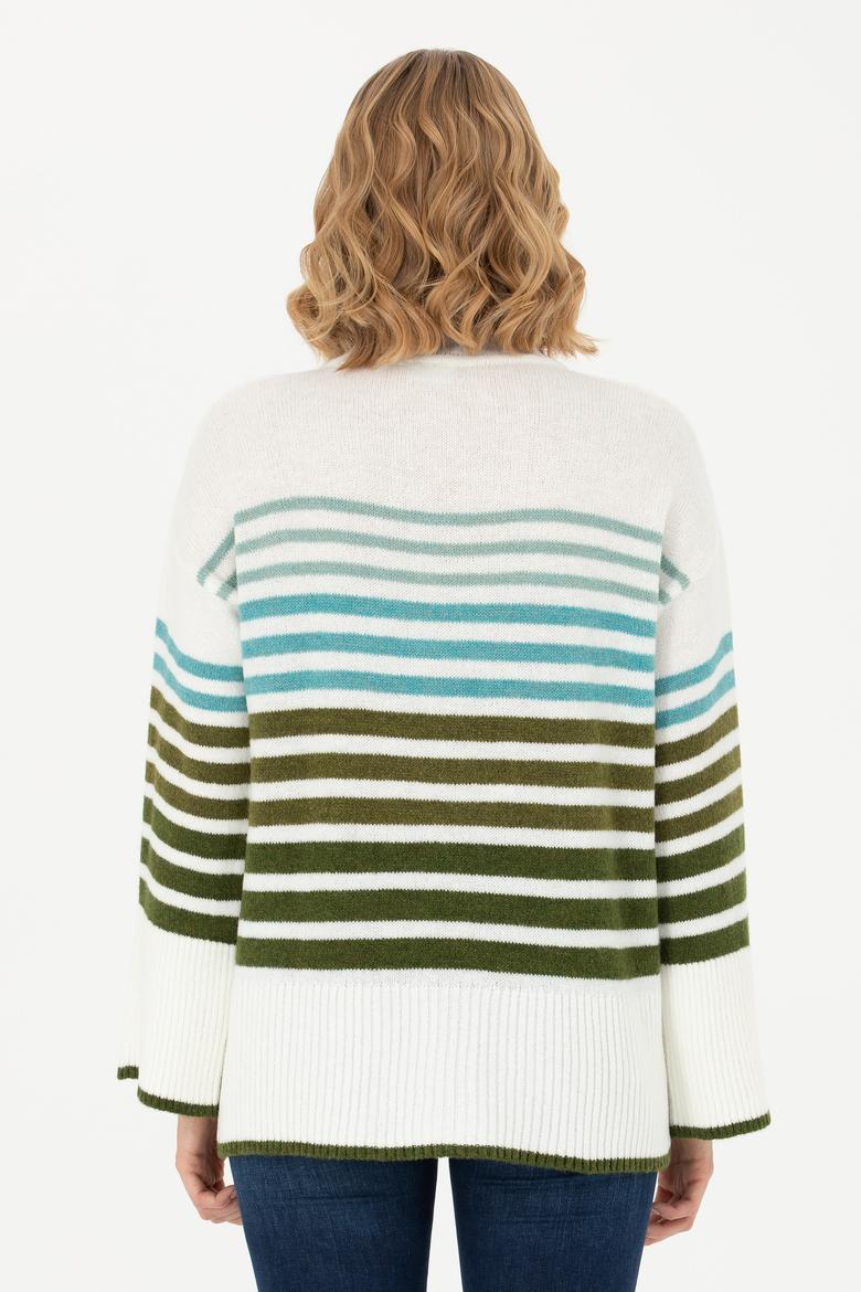 Kadın Kum Balıkçı Yaka Kazak - 50269502001