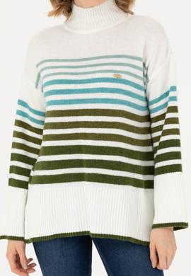 Kadın Kum Balıkçı Yaka Kazak - 50269502001