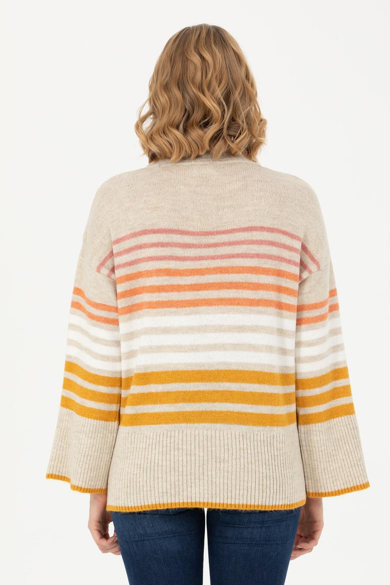 Kadın Taş Balıkçı Yaka Kazak - 50269502018