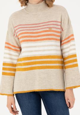 Kadın Taş Balıkçı Yaka Kazak - 50269502018