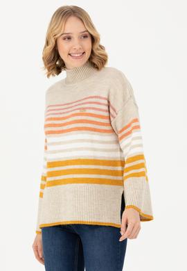 Kadın Taş Balıkçı Yaka Kazak - 50269502018