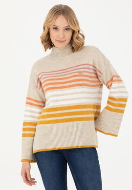 Kadın Taş Balıkçı Yaka Kazak - 50269502018