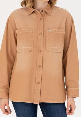 Kadın Camel Jean Gömlek - 50271442012