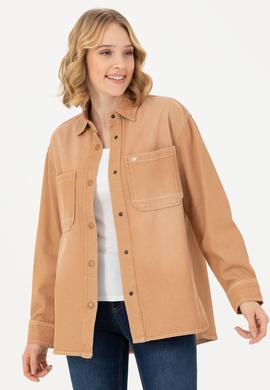 Kadın Camel Jean Gömlek - 50271442012