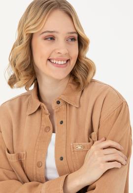 Kadın Camel Jean Gömlek - 50271442012