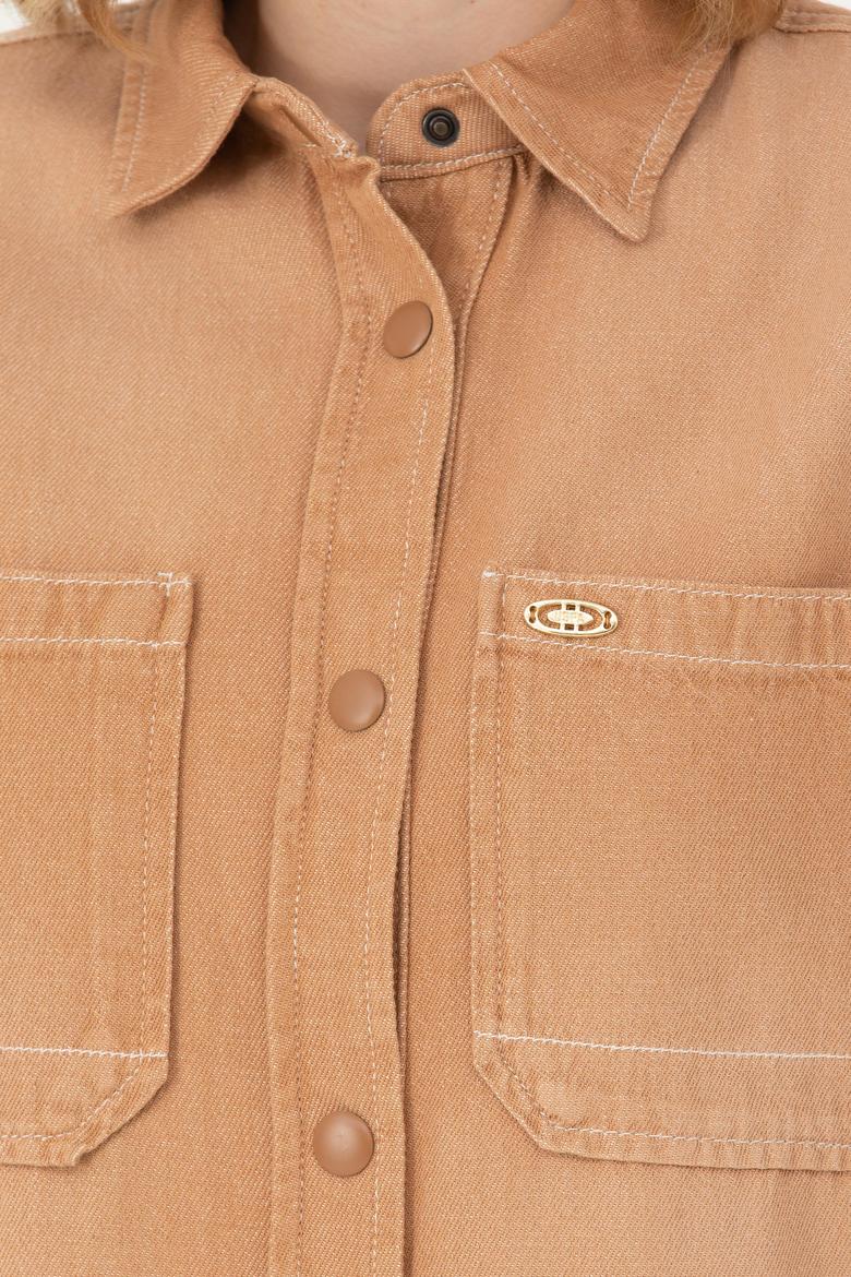 Kadın Camel Jean Gömlek - 50271442012