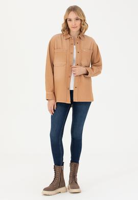 Kadın Camel Jean Gömlek - 50271442012
