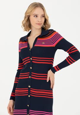 Kadın Lacivert Triko Elbise - 50270463003