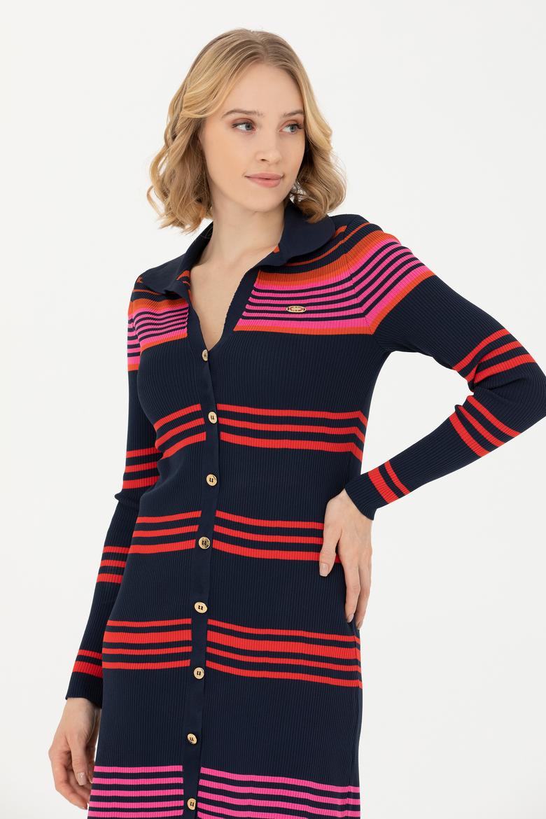 Kadın Lacivert Triko Elbise - 50270463003