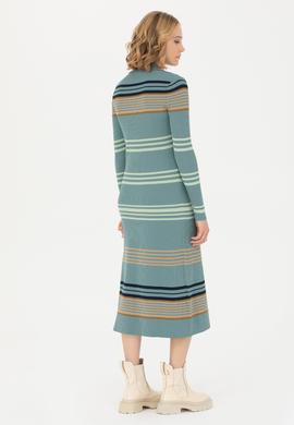 Kadın Petrol Triko Elbise - 50270463011