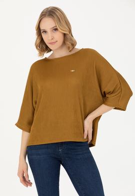 Kadın Açık Haki Sweatshirt - 50271607005