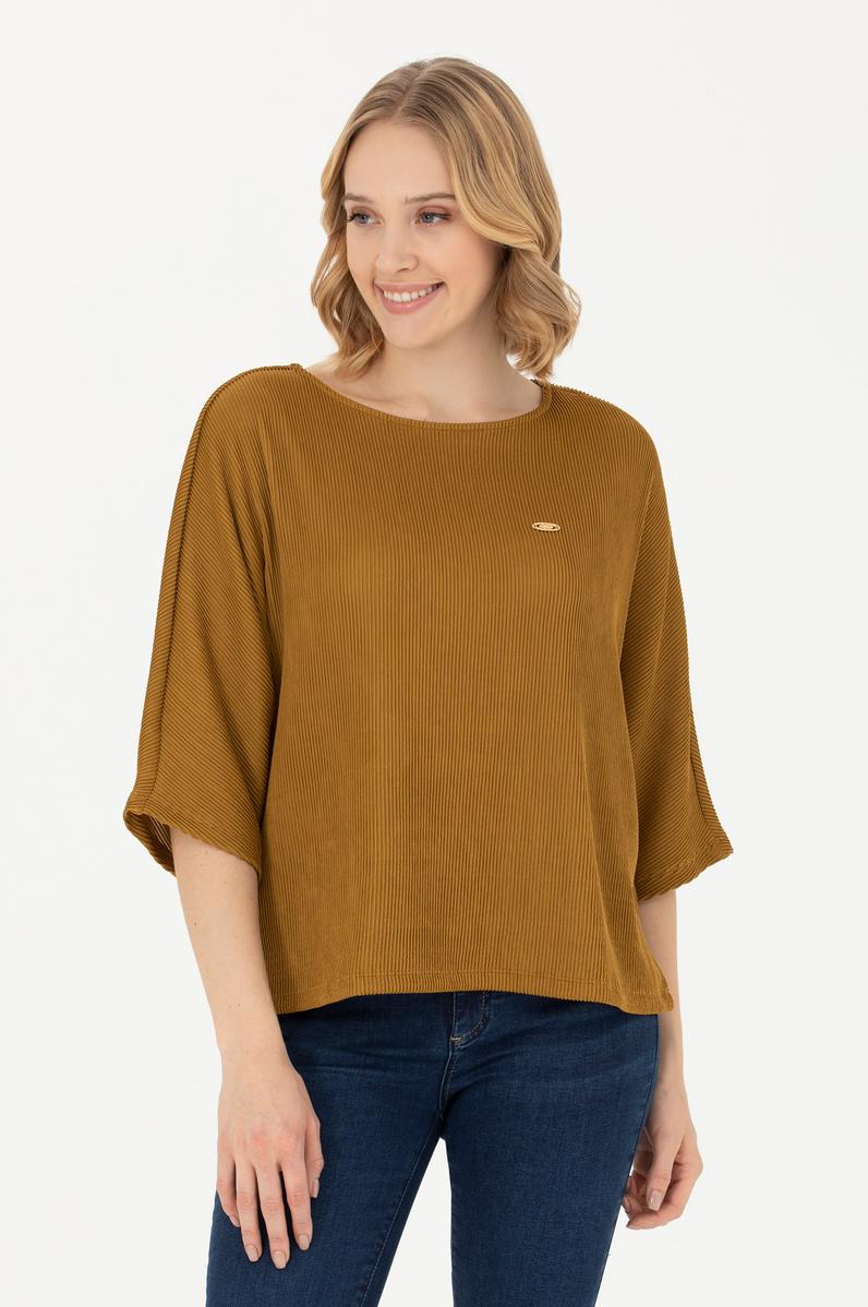 Kadın Açık Haki Sweatshirt