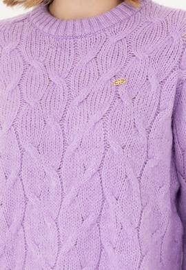 Kadın Lila Bisiklet Kazak - 50270429006