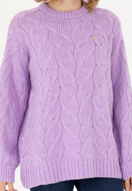 Kadın Lila Bisiklet Kazak - 50270429006