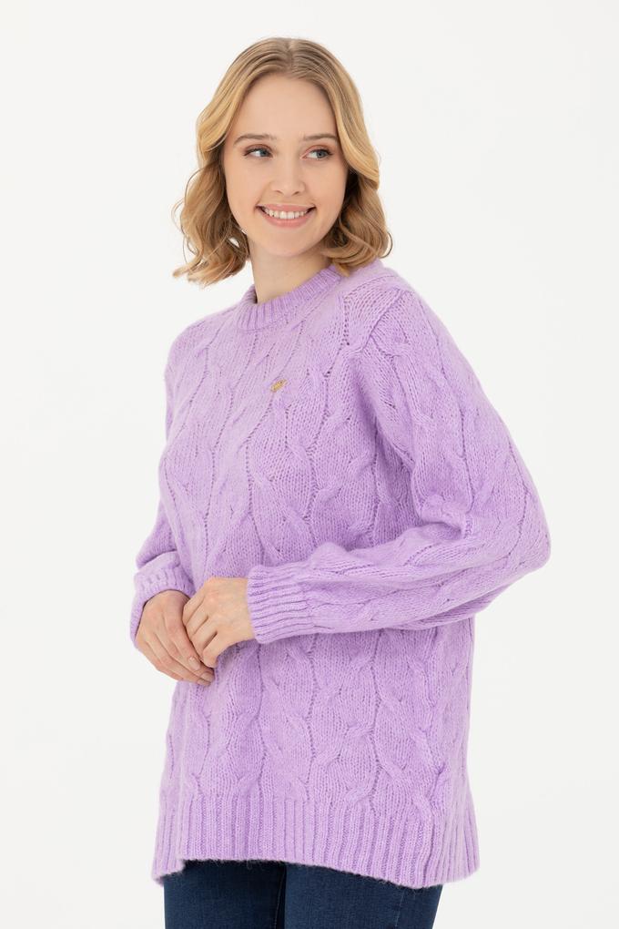 Kadın Lila Bisiklet Kazak