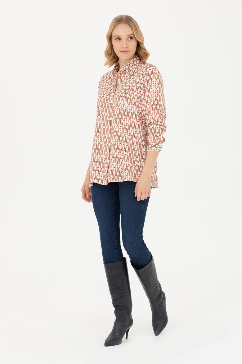 Kadın Taş Uzun Kollu Gömlek - 50271510010