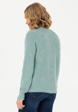 Kadın Mint Triko Hırka - 50269495027