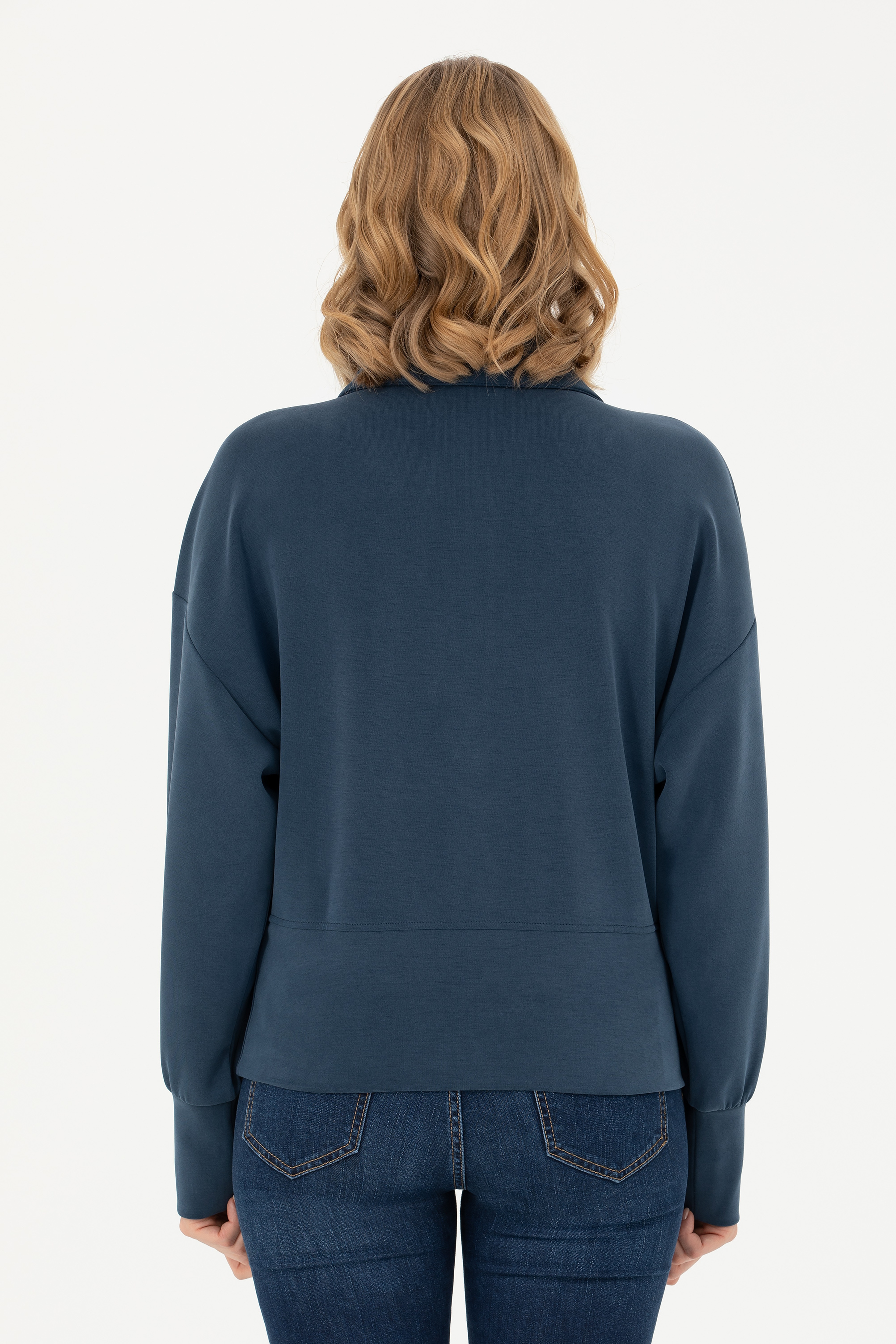 Kadın Lacivert Sweatshirt
