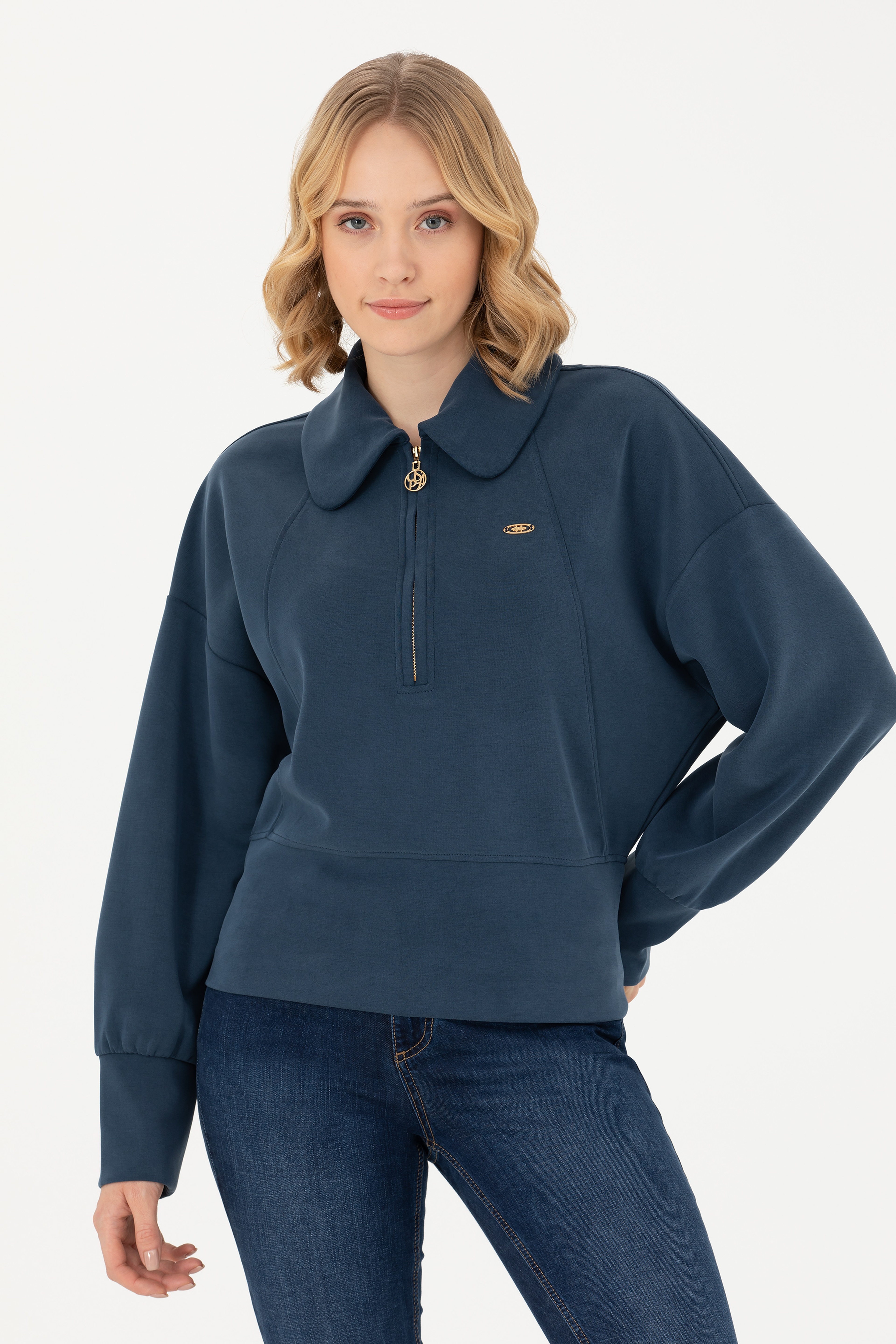 Kadın Lacivert Sweatshirt