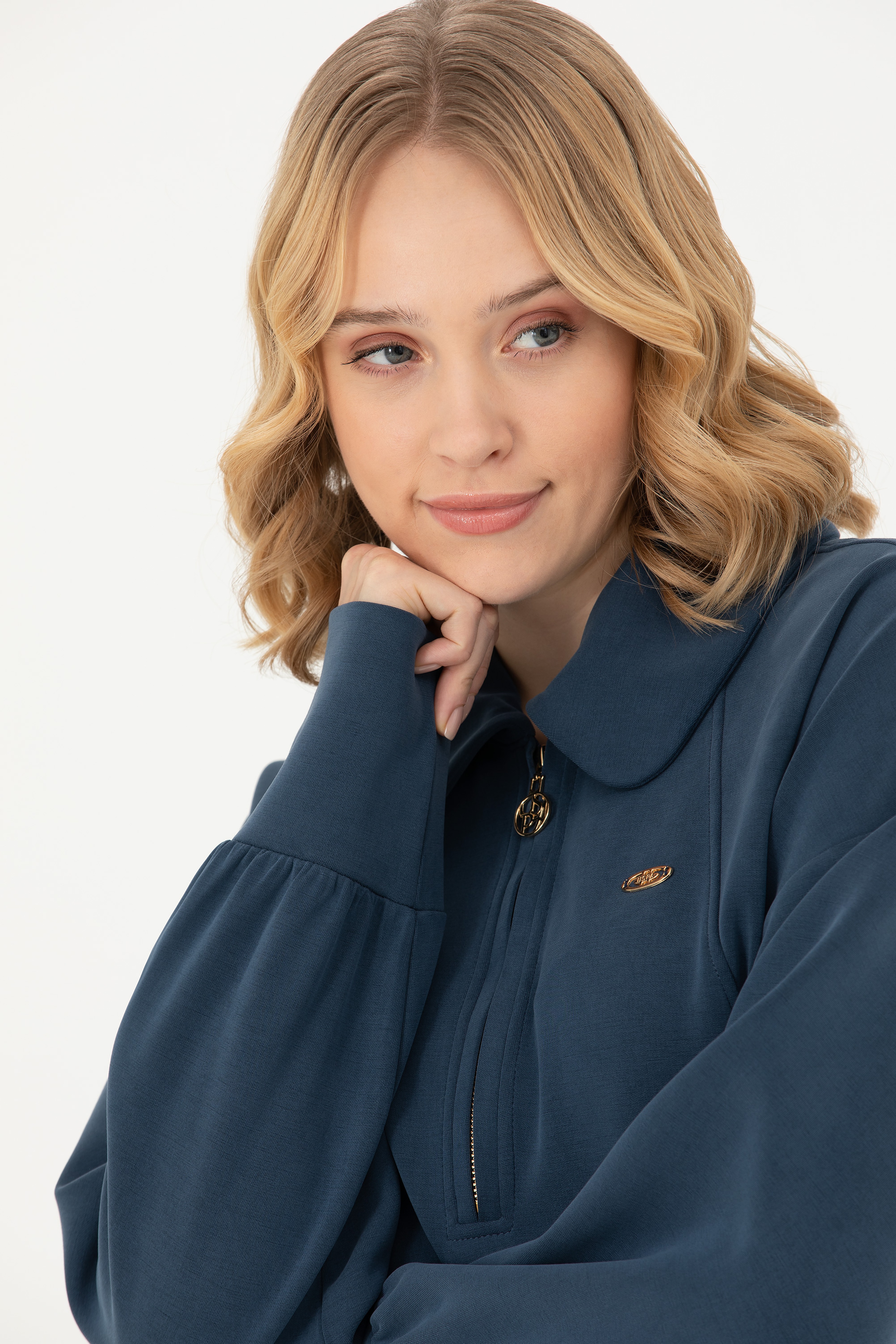 Kadın Lacivert Sweatshirt