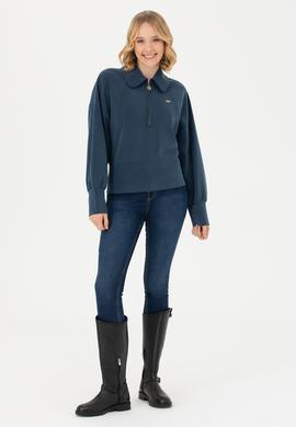 Kadın Lacivert Sweatshirt - 50271583020