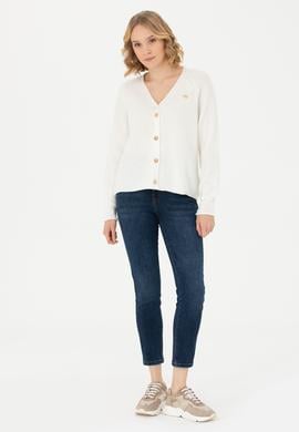 Kadın Koyu Mavi Jean Pantolon - 50277108002