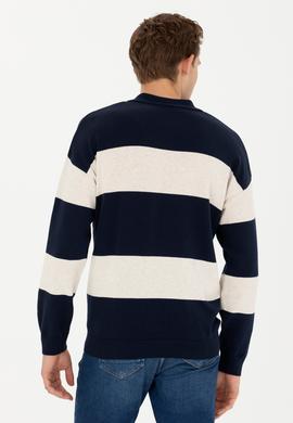 Erkek Lacivert Kazak - 50277119010