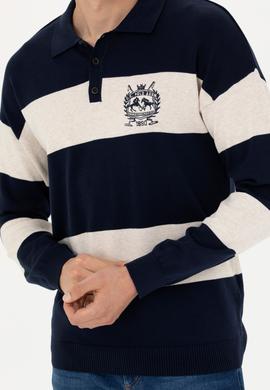 Erkek Lacivert Kazak - 50277119010