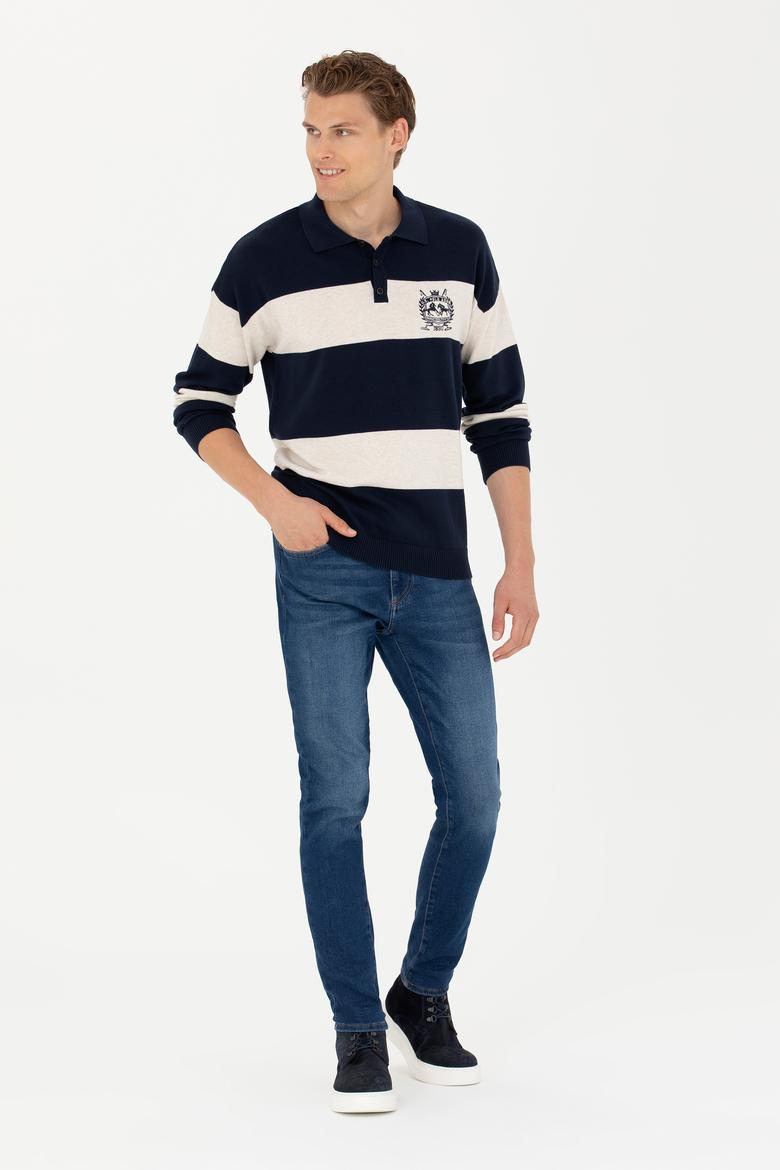 Erkek Lacivert Kazak - 50277119010