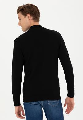 Erkek Siyah Triko Hırka - 50277375005