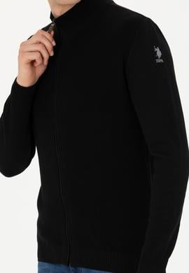 Erkek Siyah Triko Hırka - 50277375005