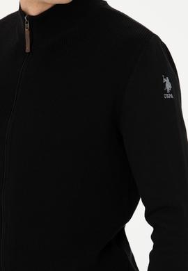 Erkek Siyah Triko Hırka - 50277375005