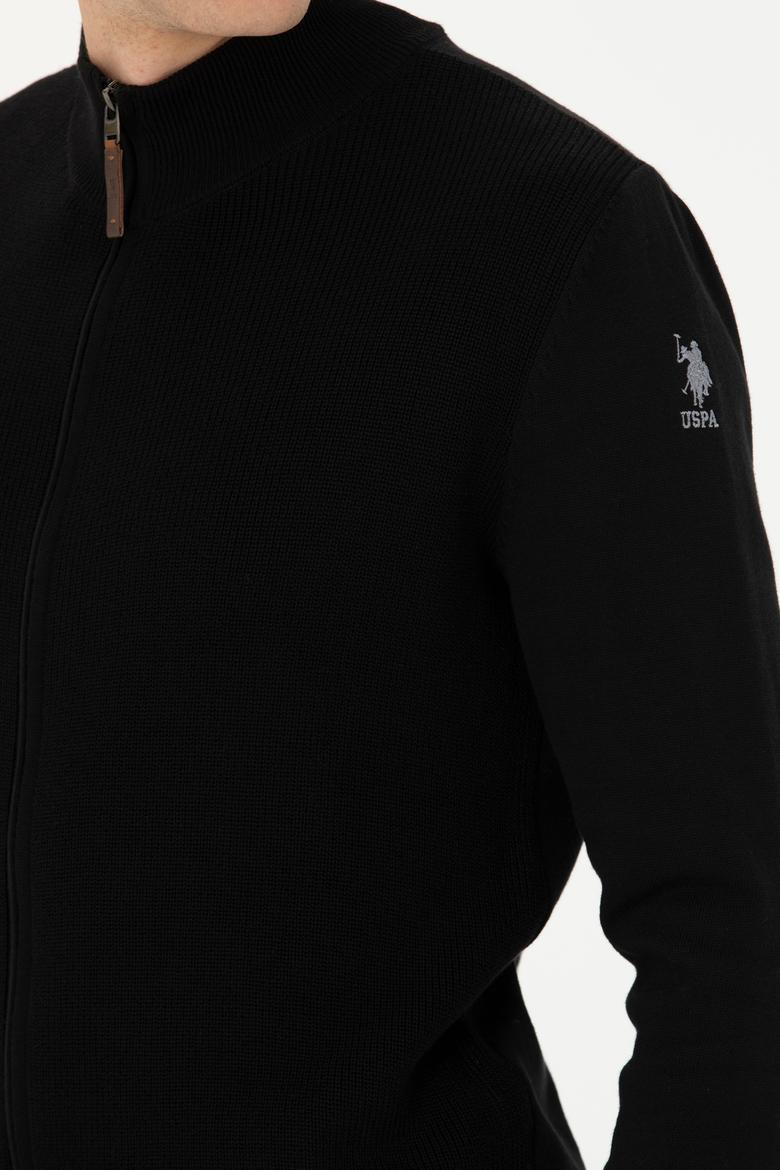 Erkek Siyah Triko Hırka - 50277375005