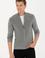Erkek Gri Melanj Triko Hırka