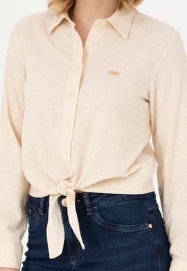 Kadın Taş Uzun Kollu Gömlek - 50271651013