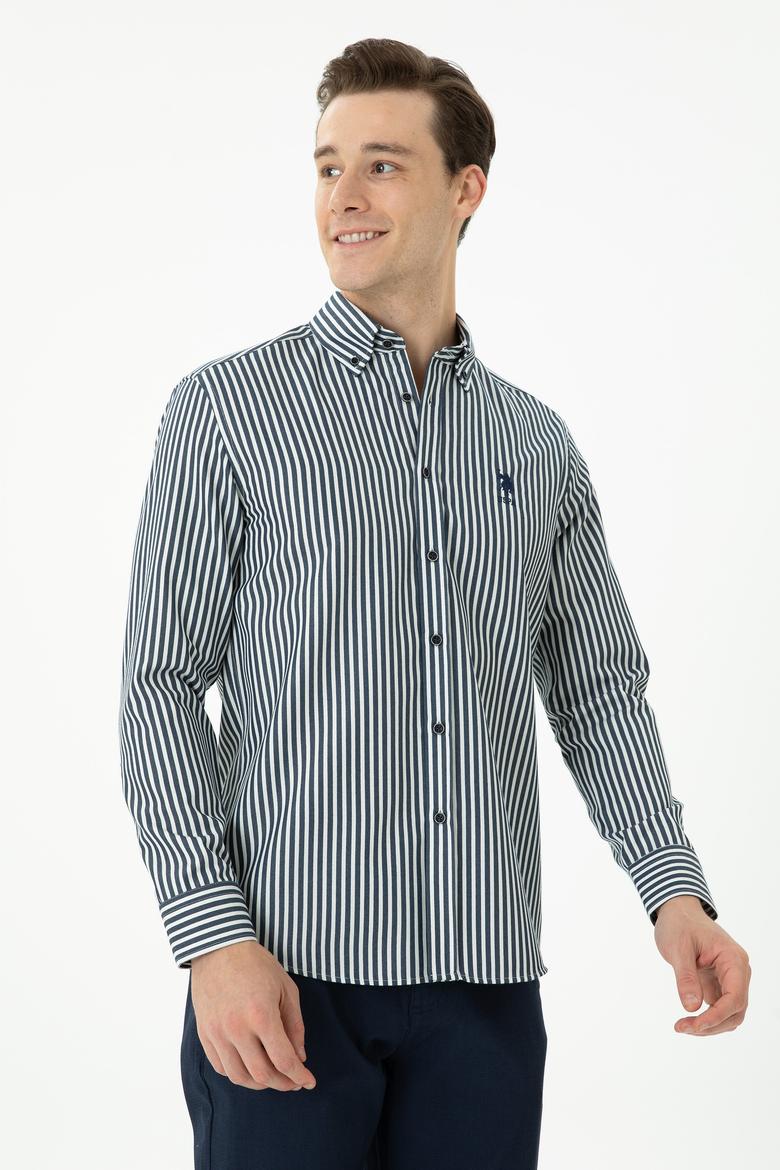 Erkek Lacivert Uzun Kollu Gömlek - 50272688032