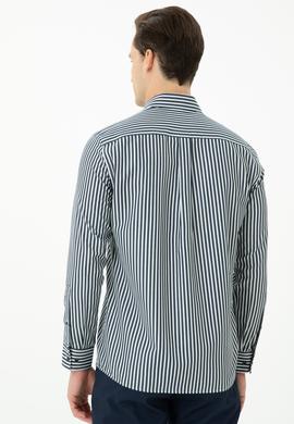 Erkek Lacivert Uzun Kollu Gömlek - 50272688032