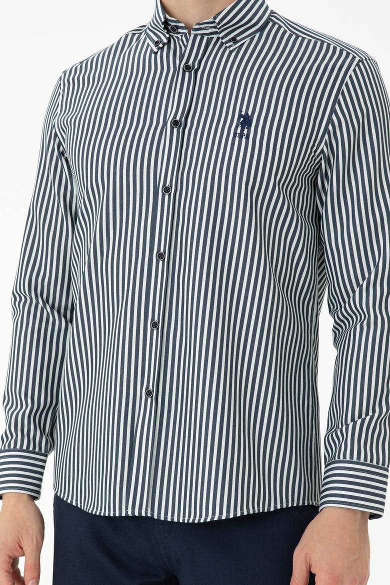 Erkek Lacivert Uzun Kollu Gömlek - 50272688032