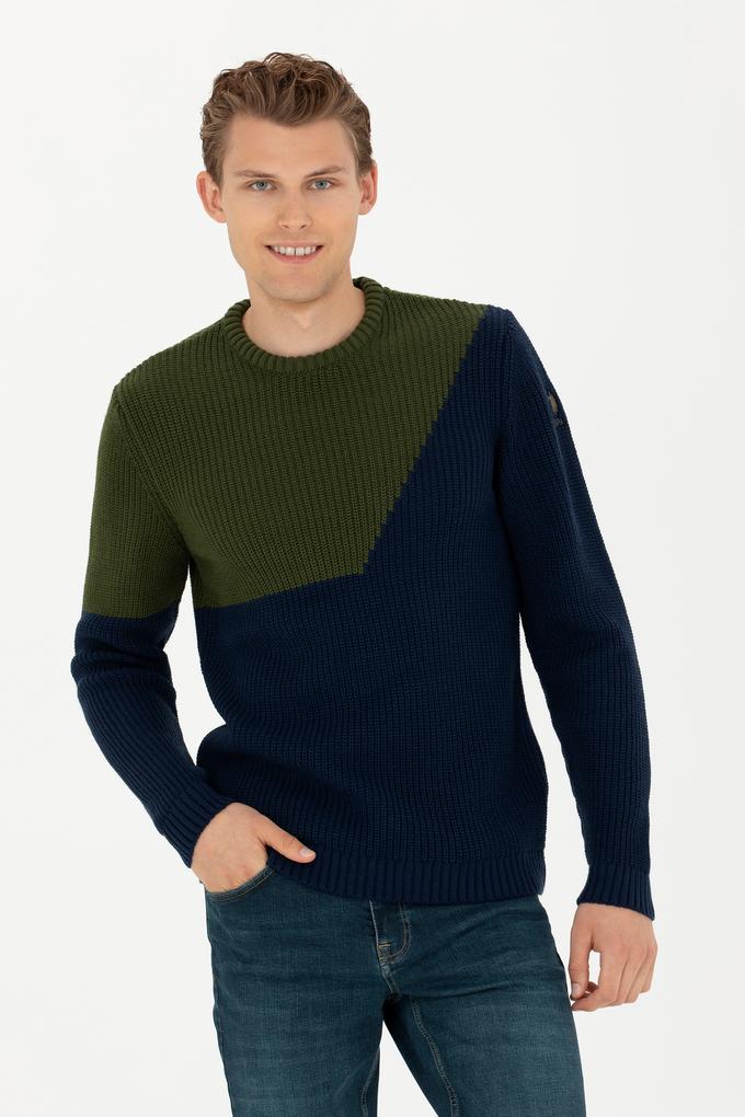 Erkek Lacivert Kazak