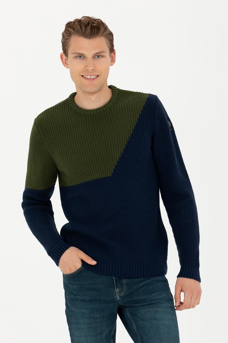 Erkek Lacivert Kazak