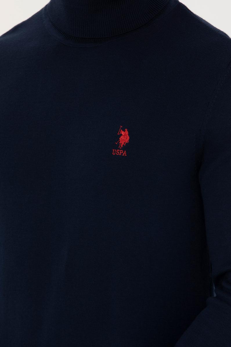 Erkek Lacivert Basic Kazak