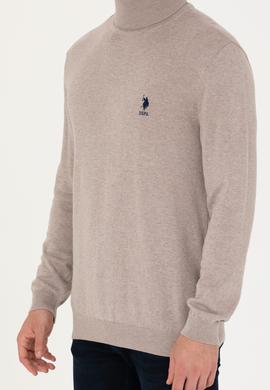 Erkek Vizon Melanj Basic Kazak - 50268935068