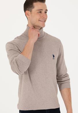 Erkek Vizon Melanj Basic Kazak - 50268935068